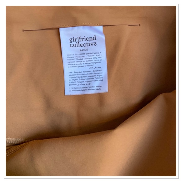 Girlfriend Collective High Waisted Leggings Tan Brown Color Size Small - Picture 6 of 7